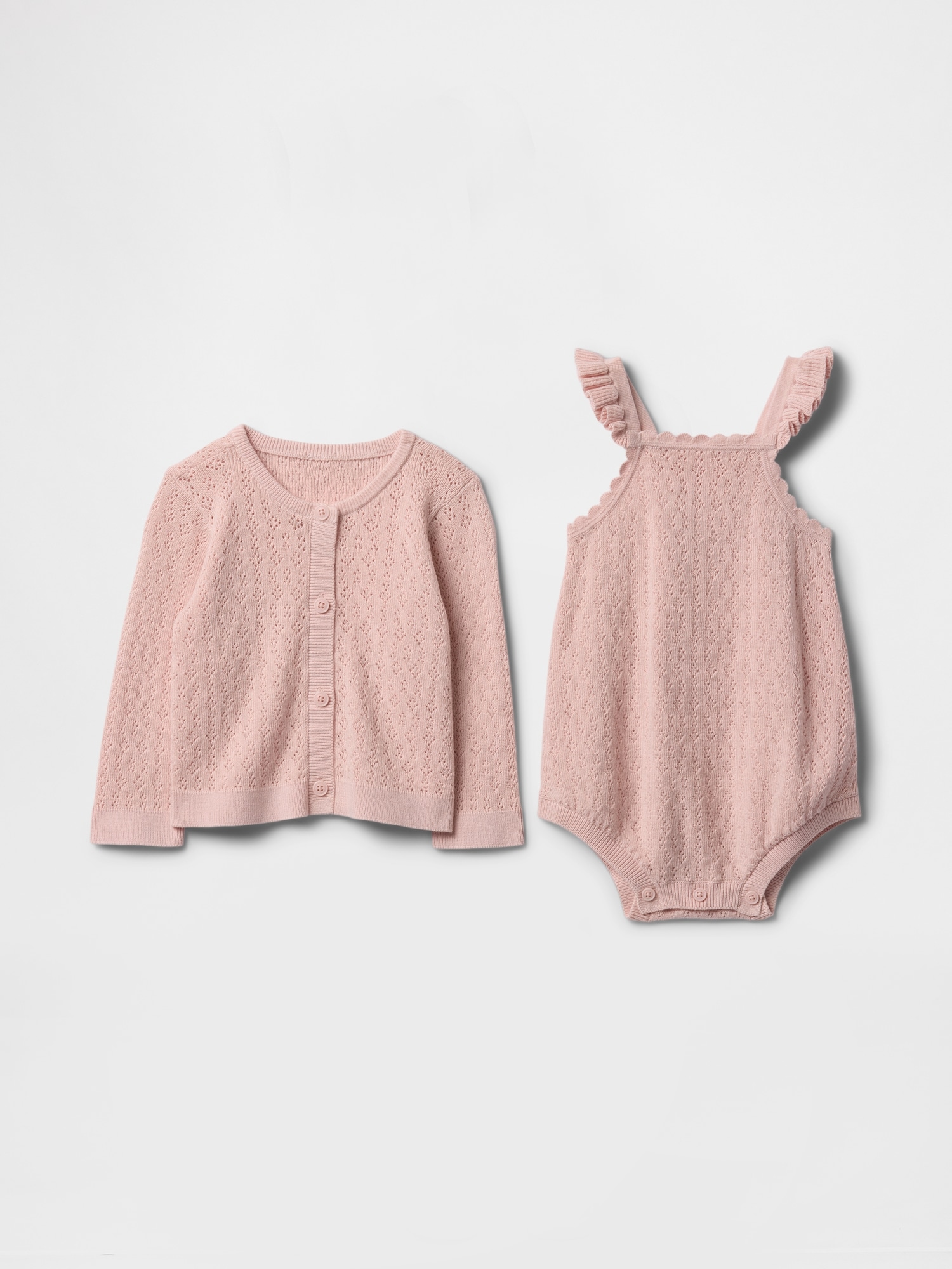 ENSEMBLE AVEC CARDIGAN POUR BÉBÉ