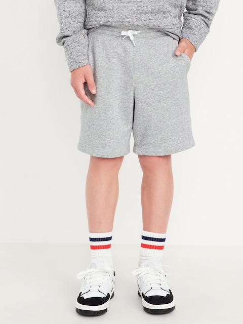Fleece Jogger Shorts for Boys (At Knee) - Faux