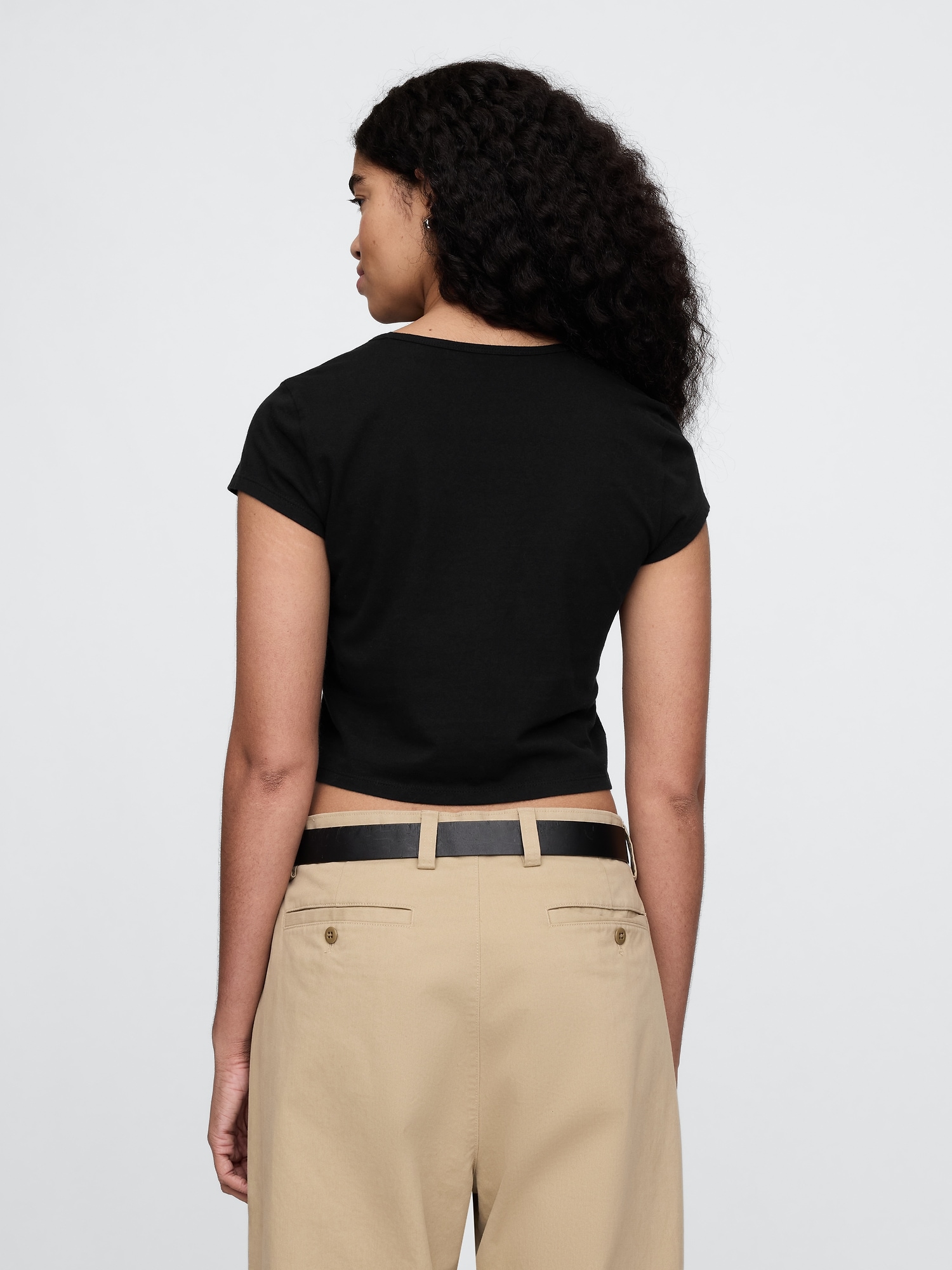 Gap公式オンラインストア | コットンジャージー チビTシャツ Gap公式オンラインストア | コットンジャージー チビTシャツ