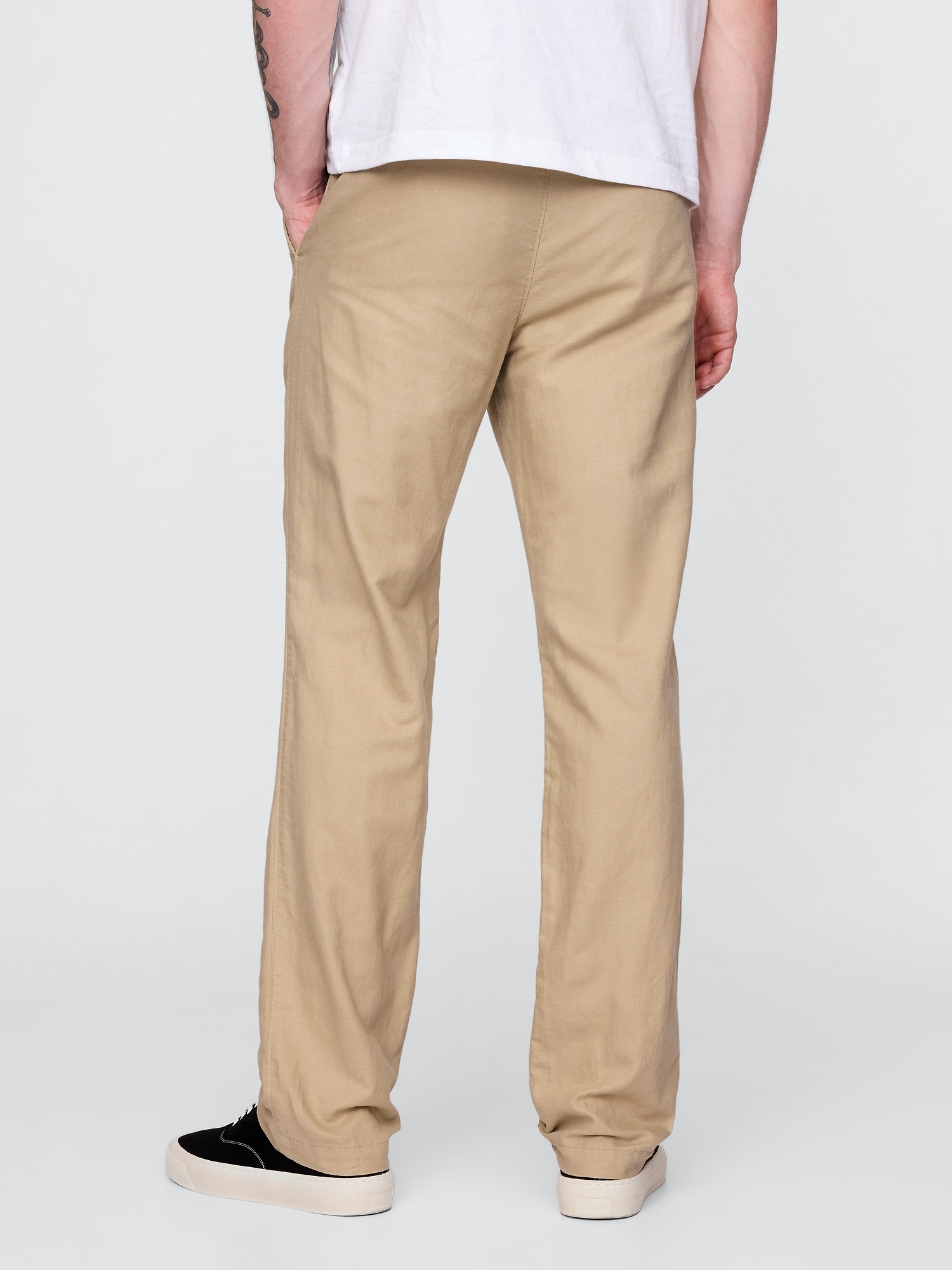 Linen-Cotton Khakis