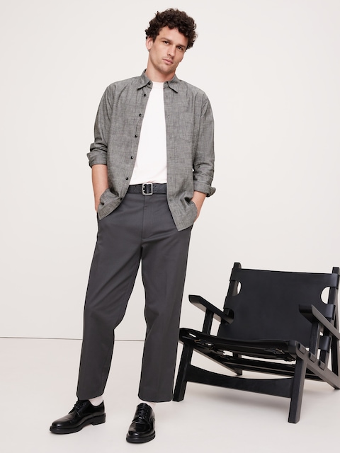 CHEMISE EN CHAMBRAY, COUPE STANDARD