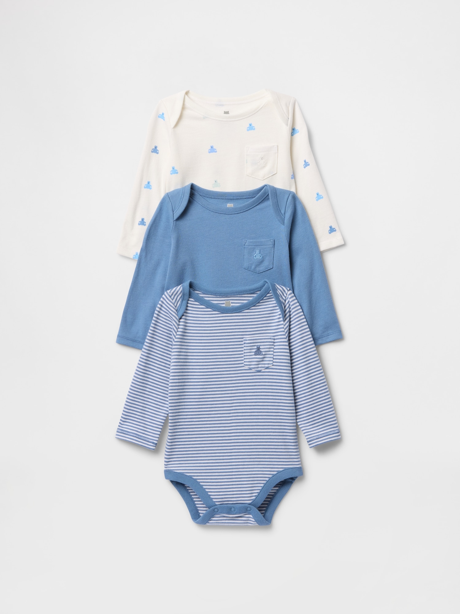 Baby First Favorites Organic Cotton Bodysuit (3-Pack)