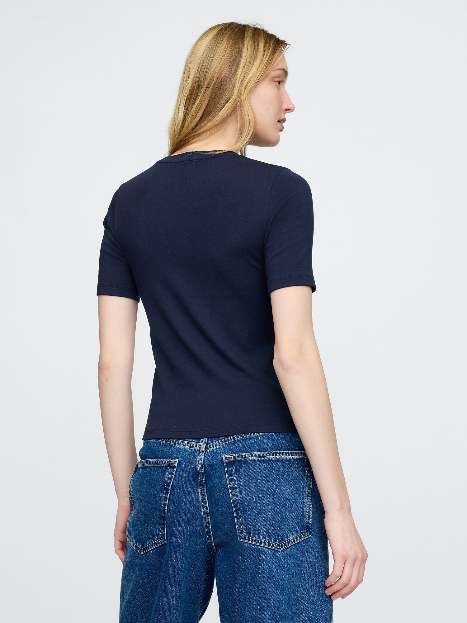 モダン クルーネックTシャツ-1