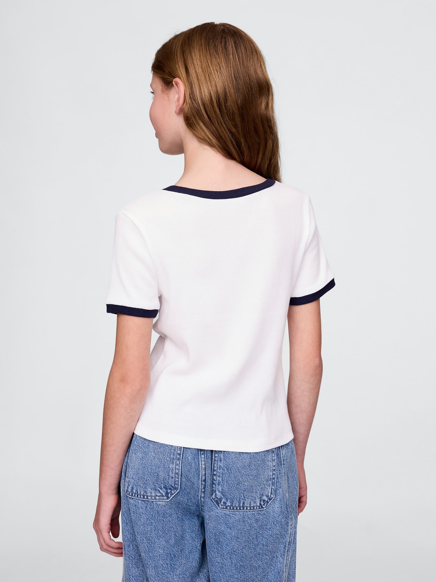 リブTシャツ (キッズ)-2