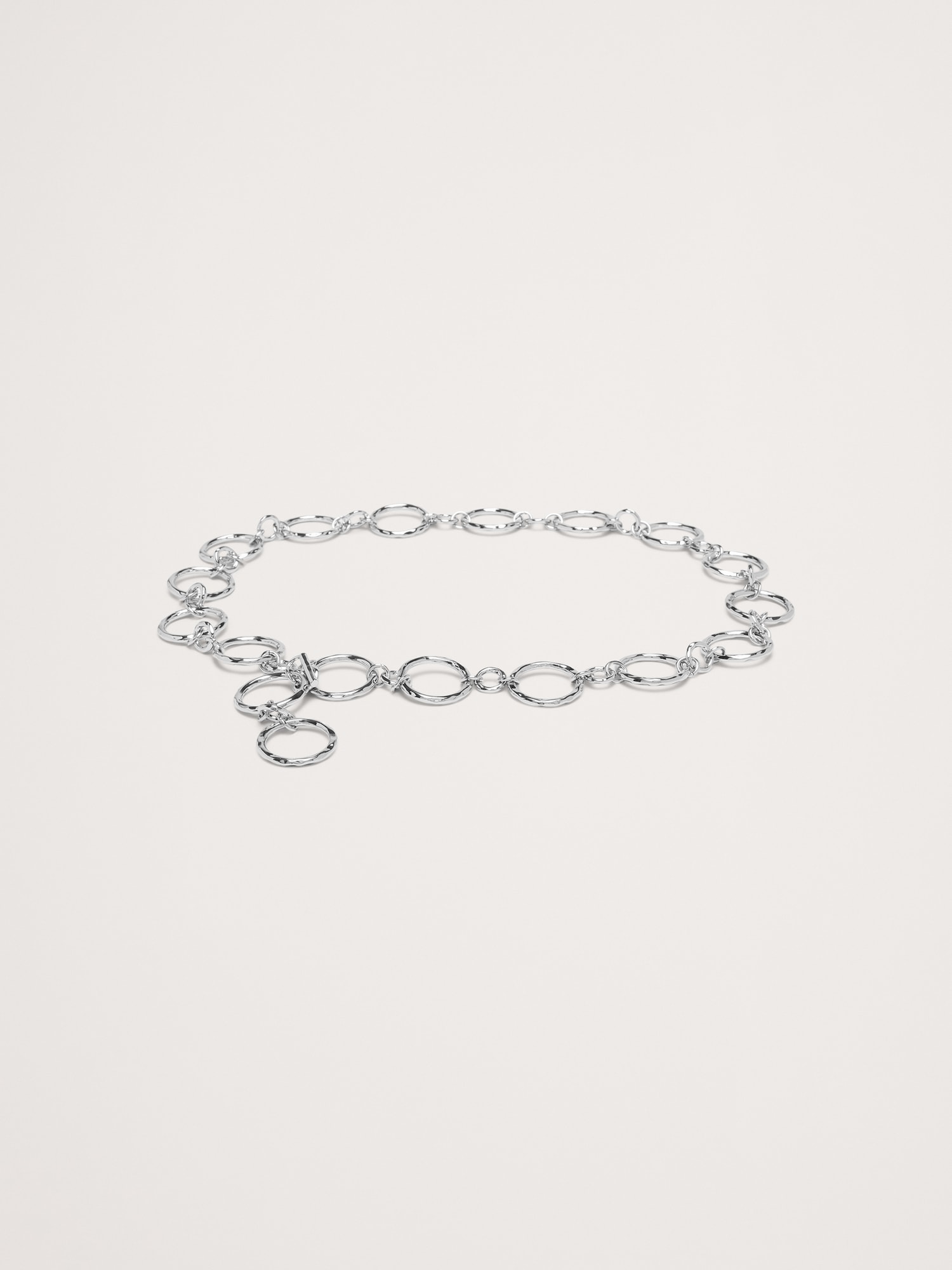 CEINTURE CHAÎNE À ANNEAUX EN MÉTAL