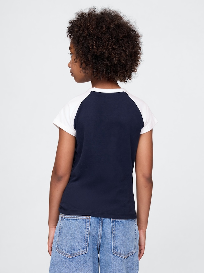 GAP NEW YORKロゴ ラグランTシャツ (キッズ)-2