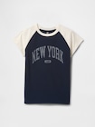 GAP NEW YORKロゴ ラグランTシャツ (キッズ)-1