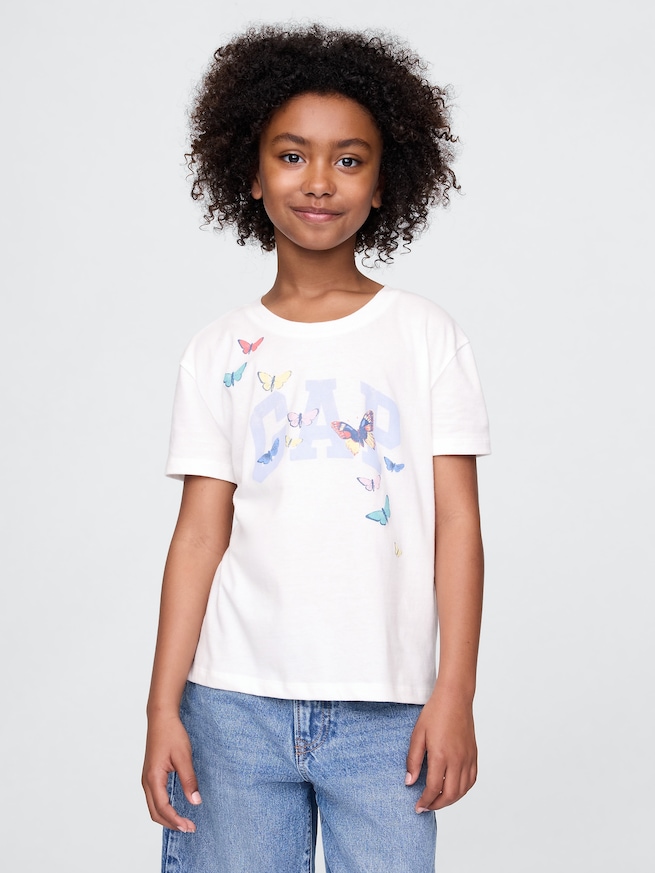 GAPロゴ グラフィックTシャツ (キッズ)-0