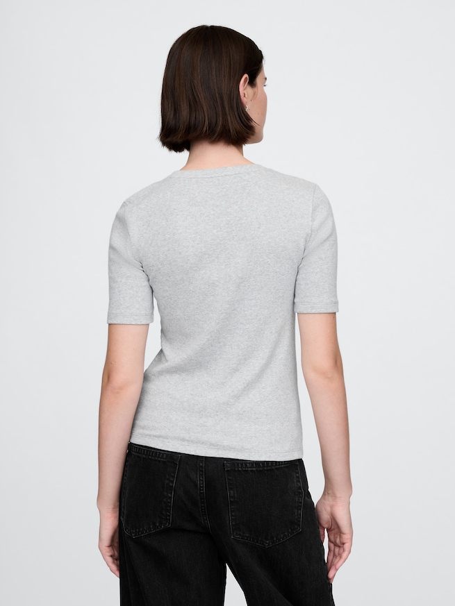 モダン クルーネックTシャツ-1