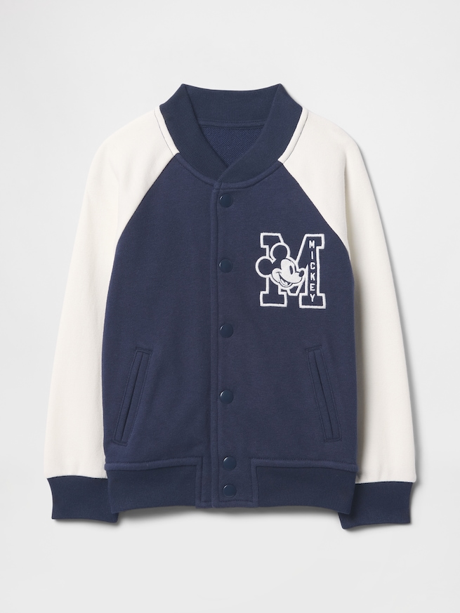 Gap × ディズニー ヴィンテージソフト バーシティスタイルジャケット (幼児・ベビー)-0