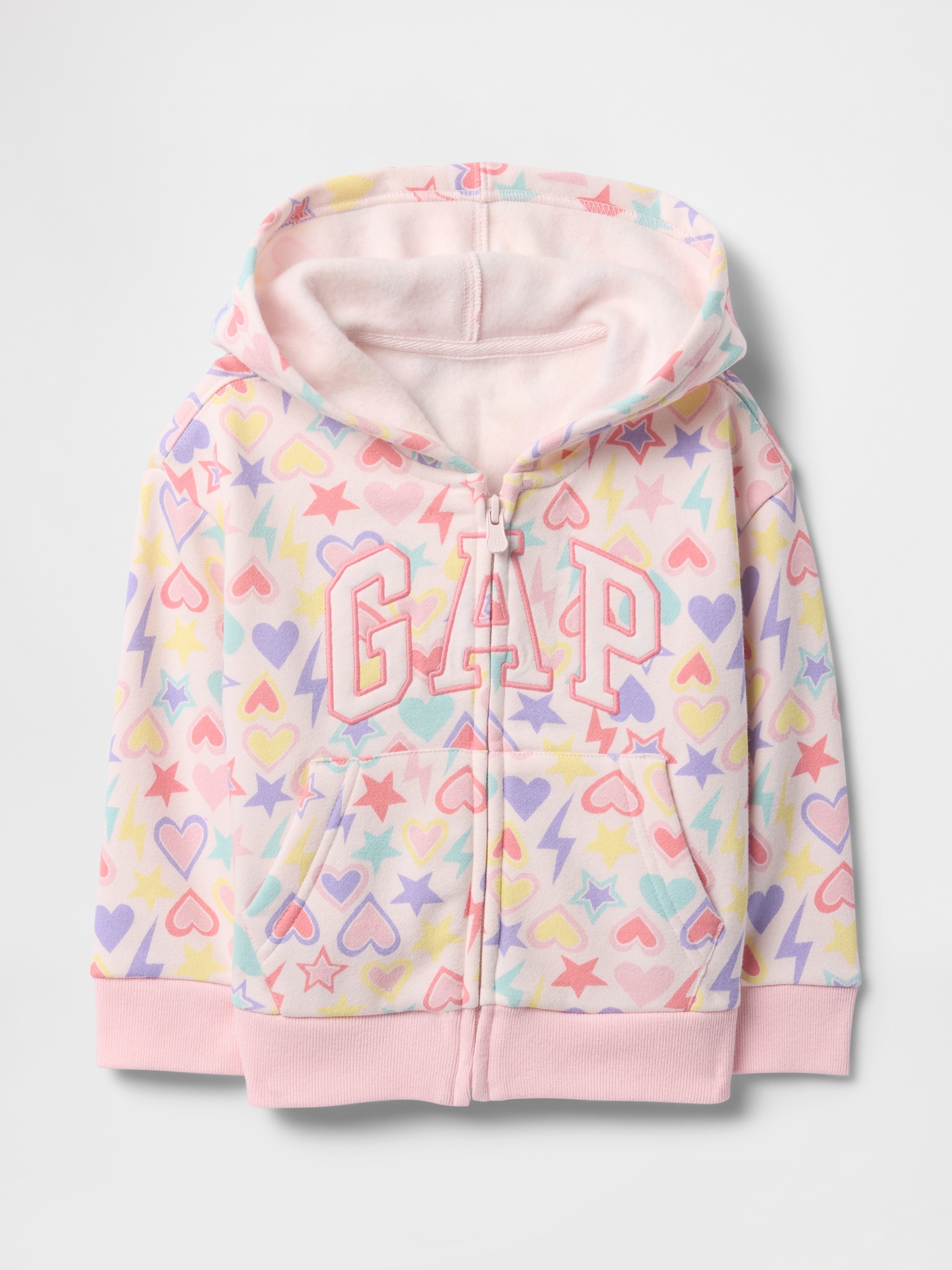 Babygap リラックス Gapロゴ ジップアップパーカー