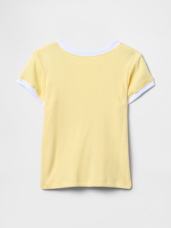 babyGap リブ リンガーTシャツ-1