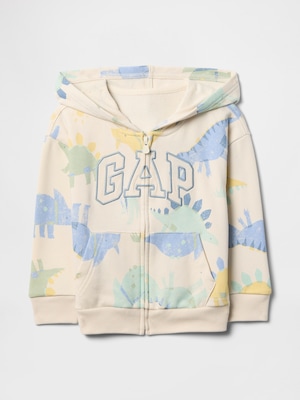 babyGap リラックス GAPロゴ ジップアップパーカー