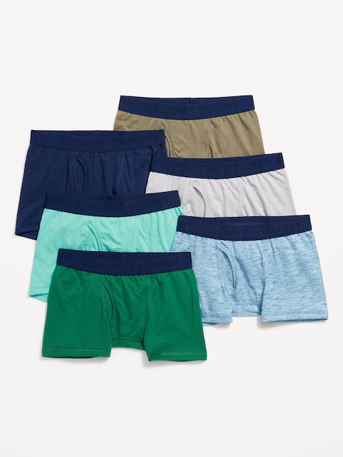 CALEÇON BOXEUR UNI POUR GARÇON (PAQUET DE 6)