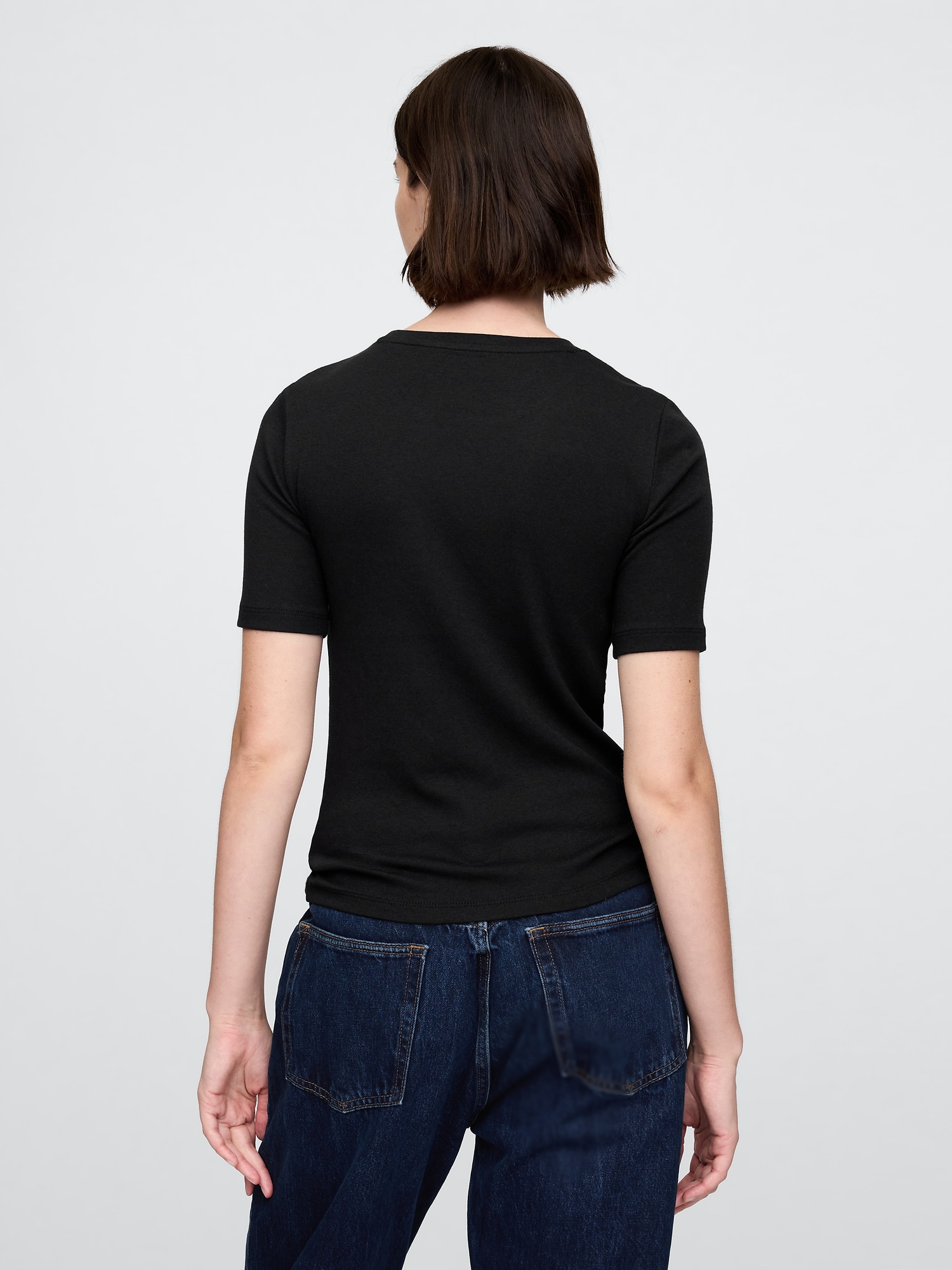モダン クルーネックTシャツ-1