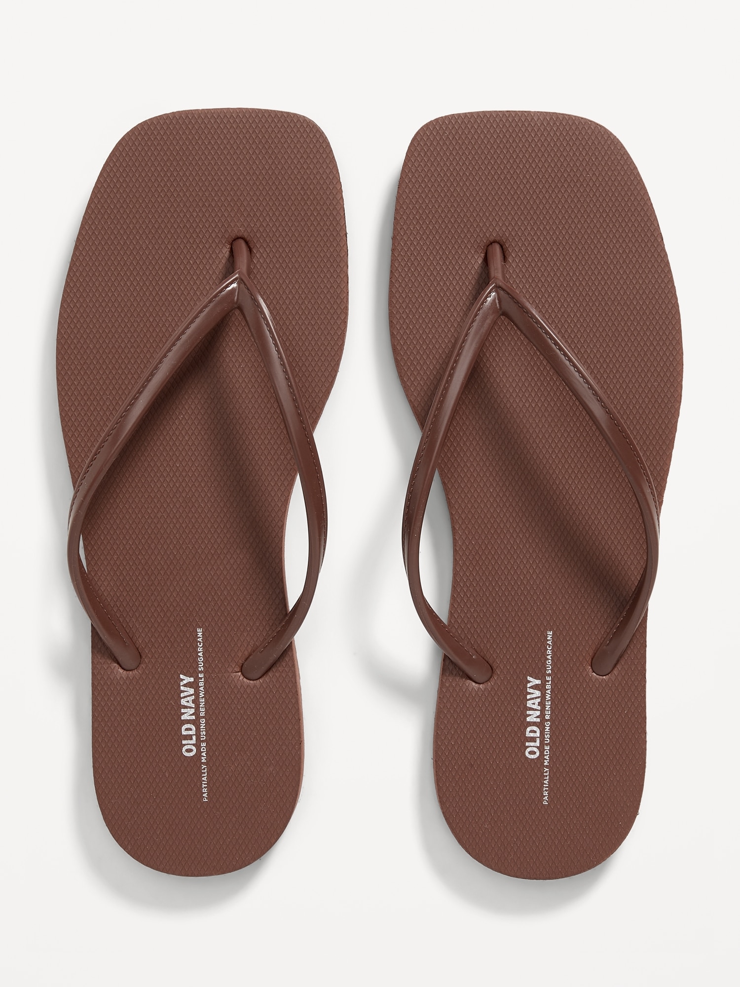 Square Toe Flip-Flop Sandals