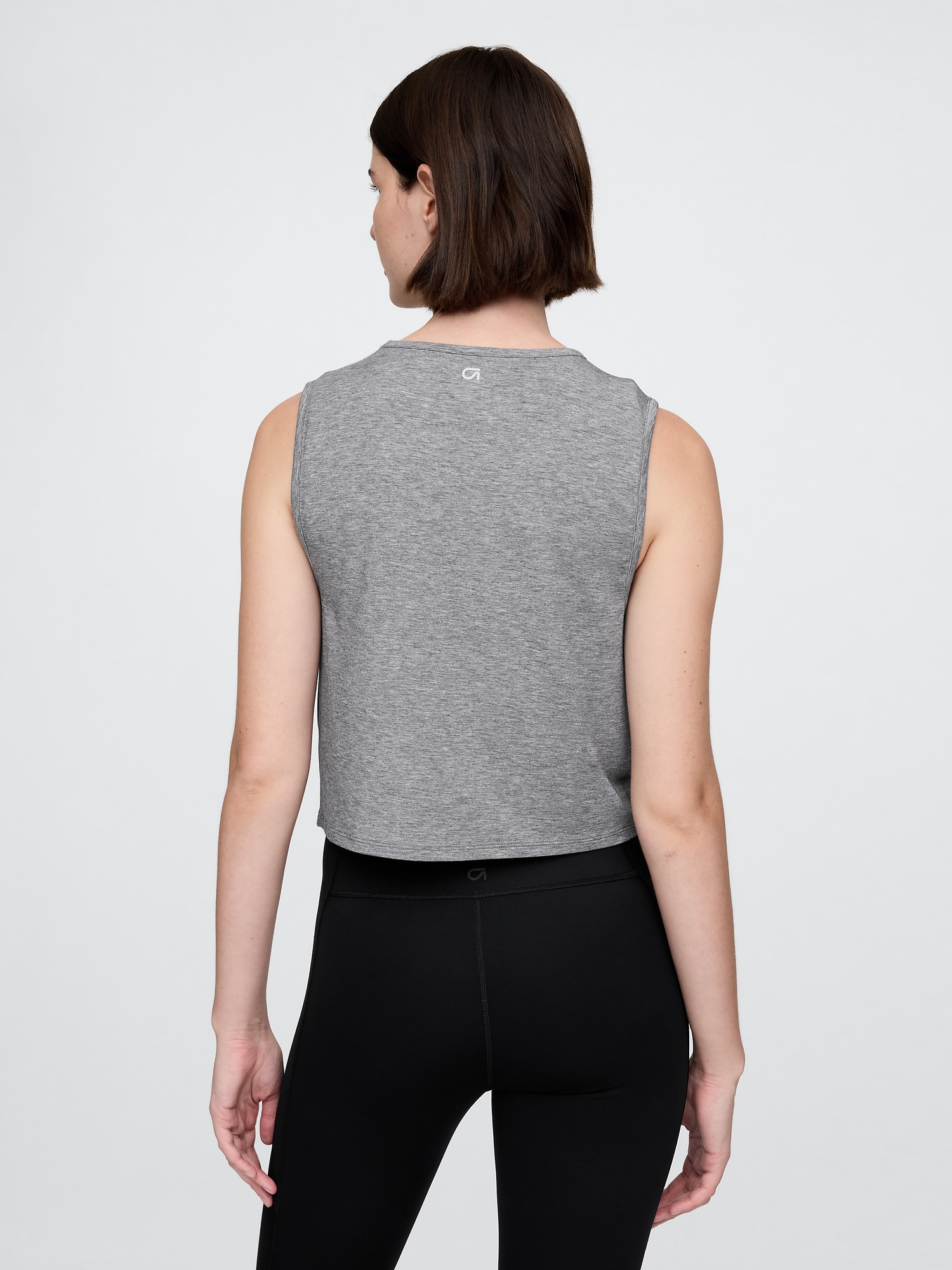 GapFit ブリーズ クロップド マッスルタンクトップ-1