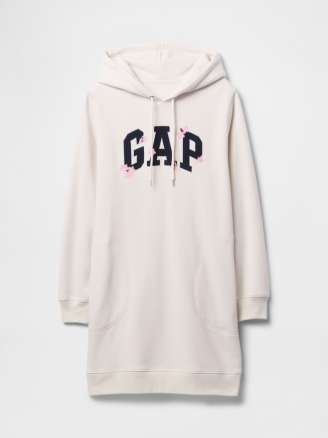SAKURA ヴィンテージソフト GAPロゴ フード付きワンピース-4