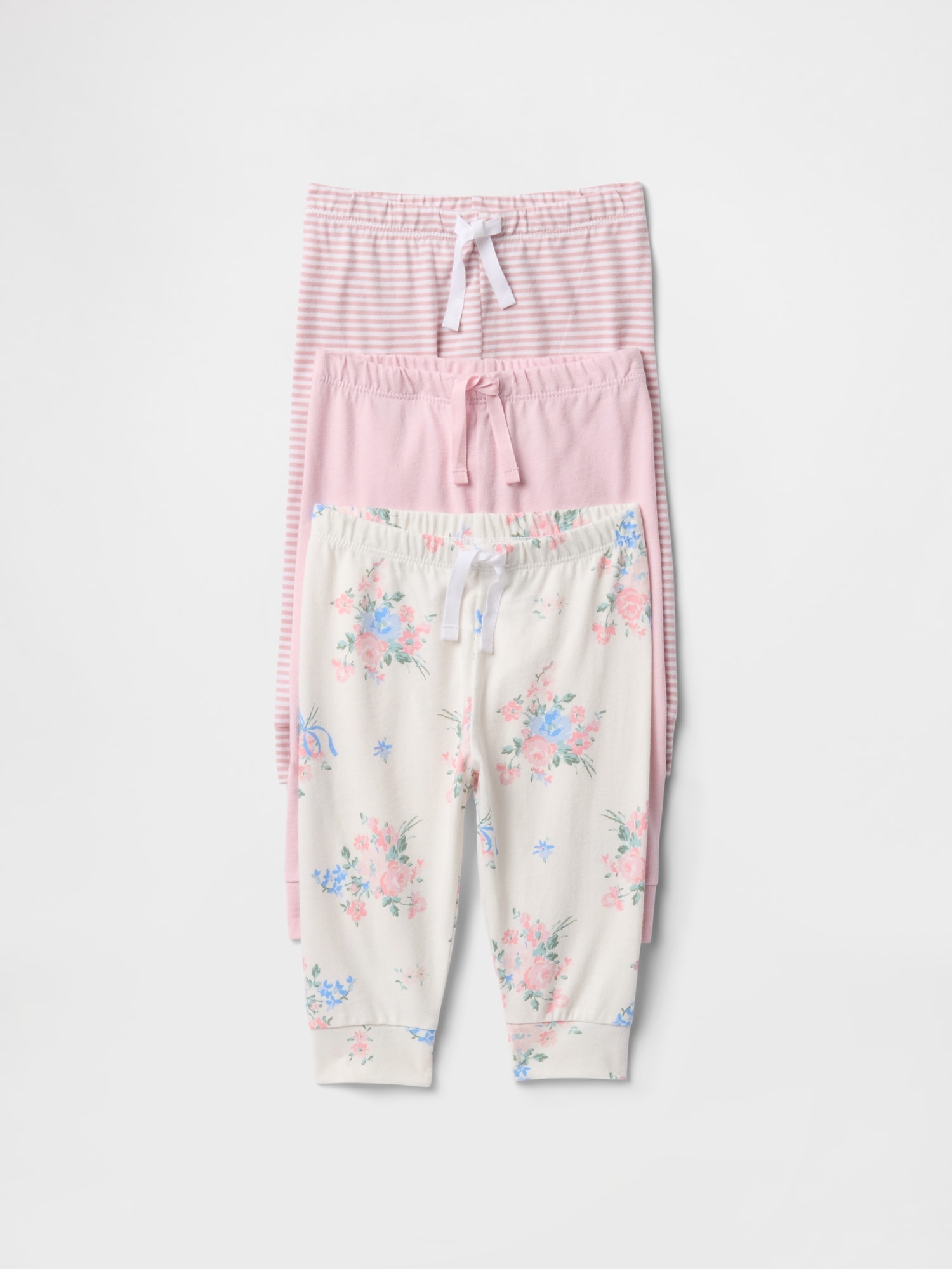 Baby First Favorites Organic Cotton Pull-On Pants (3-Pack)