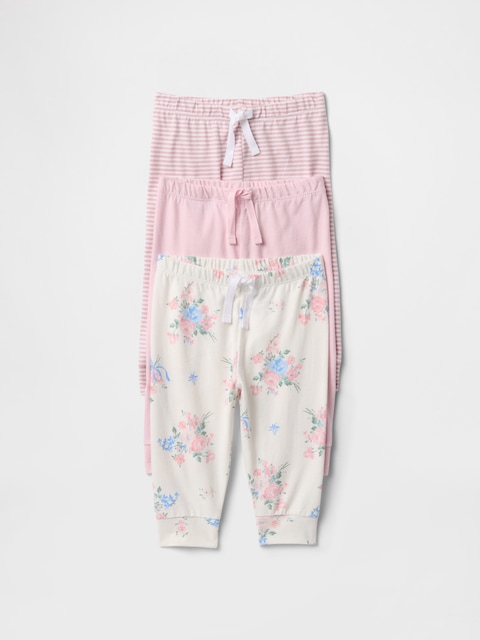 Baby First Favorites Organic Cotton Pull-On Pants (3-Pack)