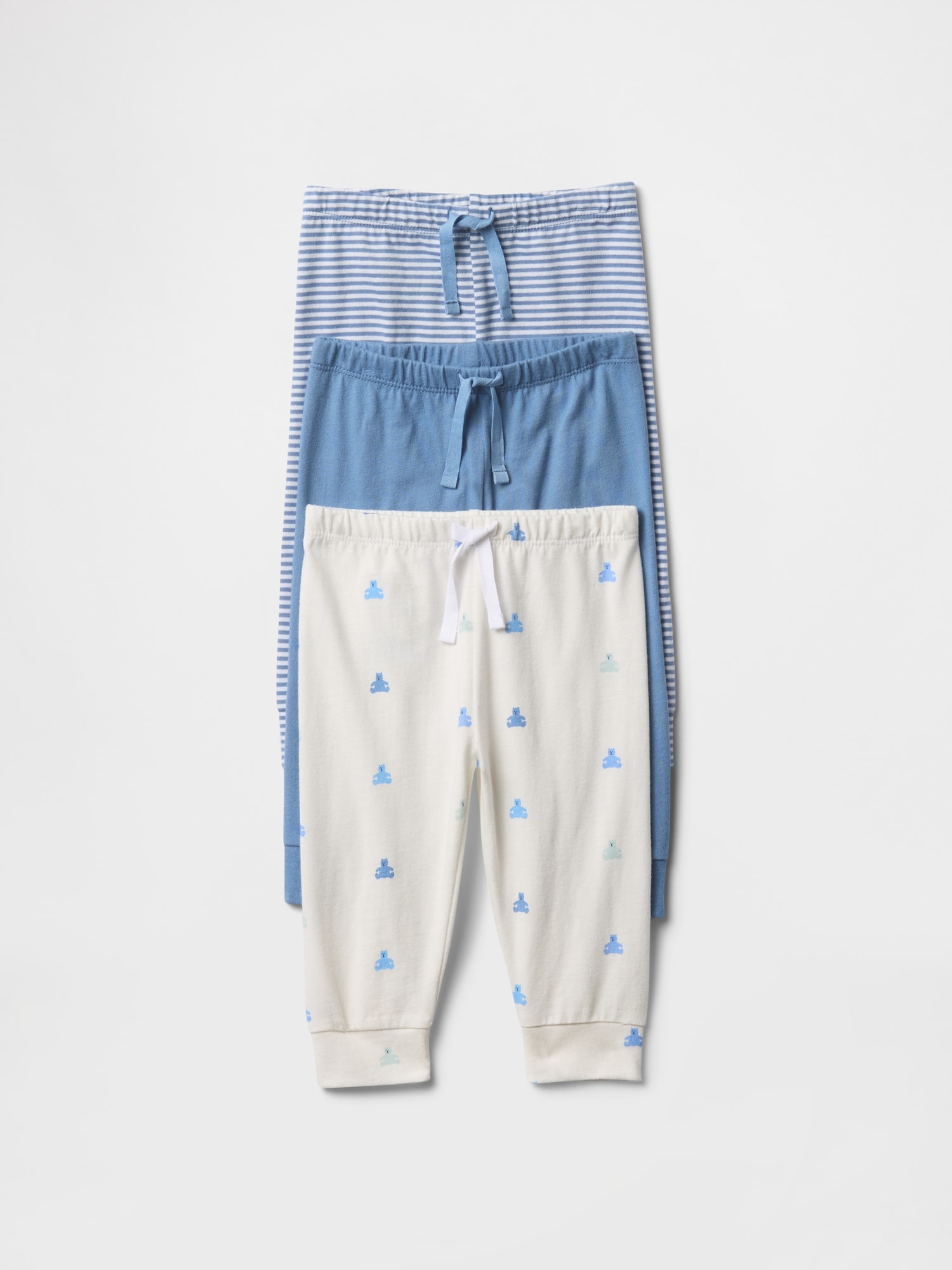 Baby First Favorites Organic Cotton Pull-On Pants (3-Pack)