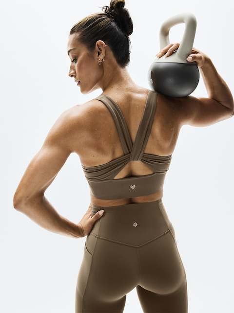 Warrior Twist Longline Sports Bra D-DD