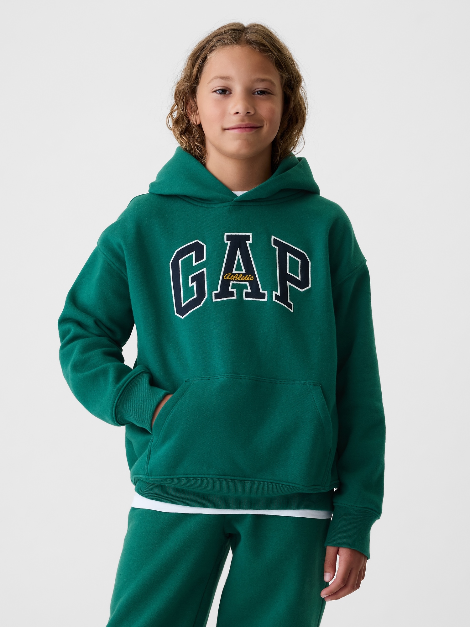 ヴィンテージソフト GAP Athletic ロゴ パーカー (キッズ)