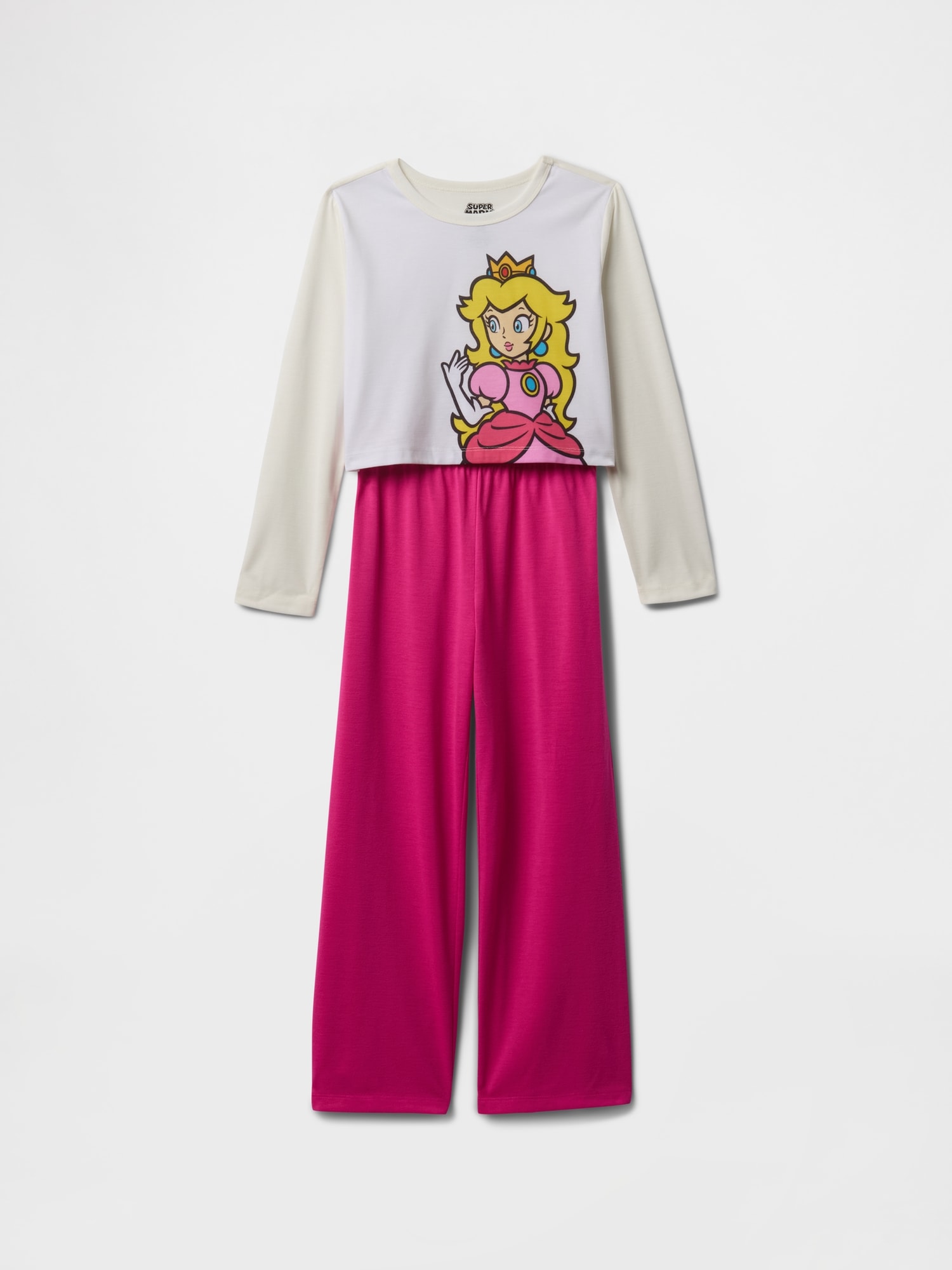 PYJAMA COURT PRINCESS PEACH POUR ENFANT