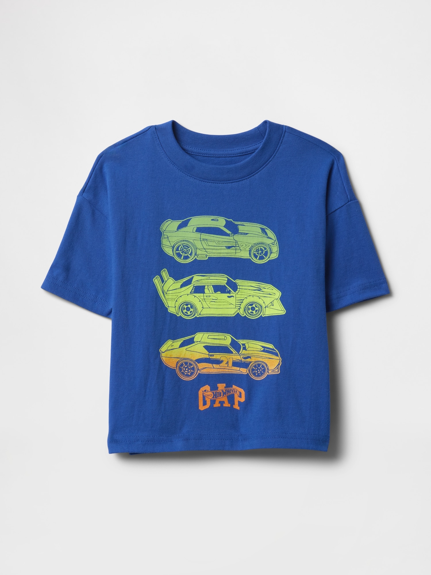 Gap オーバーサイズ ホットウィール グラフィックTシャツ (幼児・ベビー)