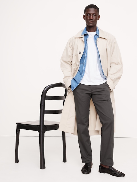 CHINO ÉTROIT EN TISSU ITALIEN EXTENSIBLE