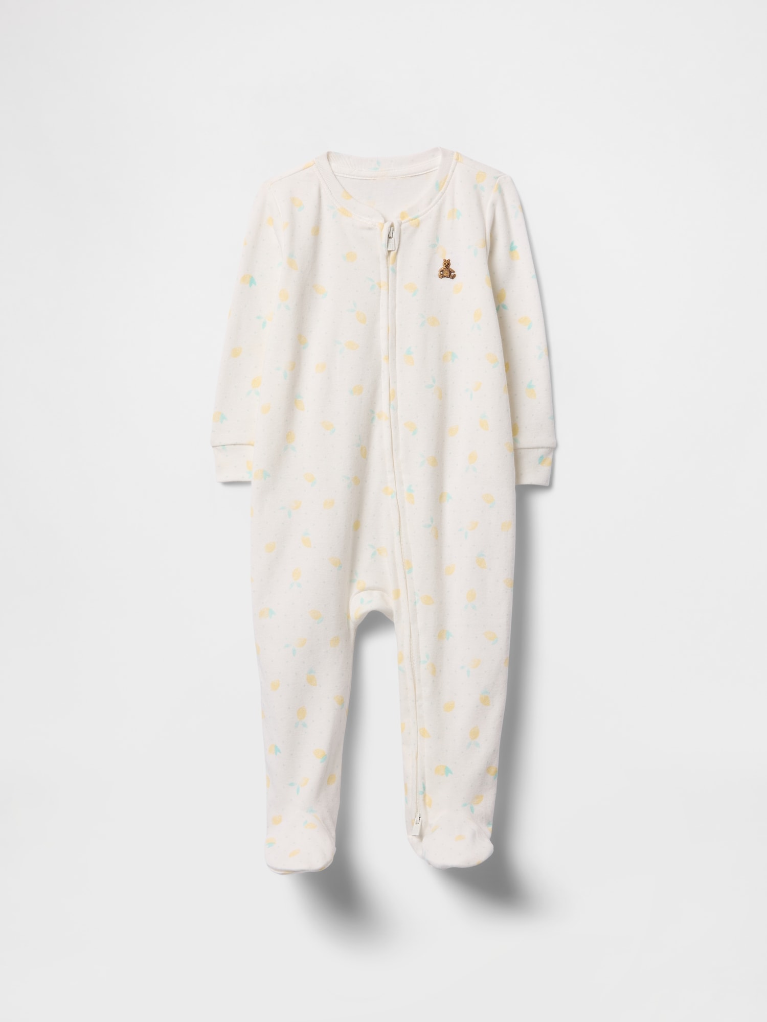 Baby Print Two-Way Zip One-Piece