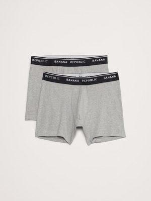 ストレッチ スーピマ コットン ボクサーブリーフ 2パック