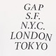 GAPシティロゴTシャツ