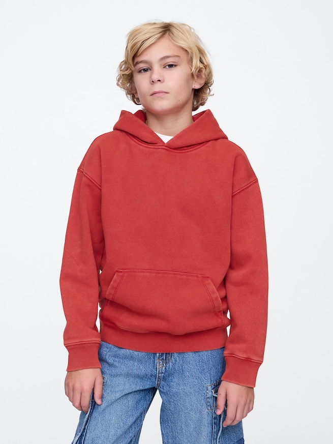 ヴィンテージソフト リラックス パーカー (キッズ)-1