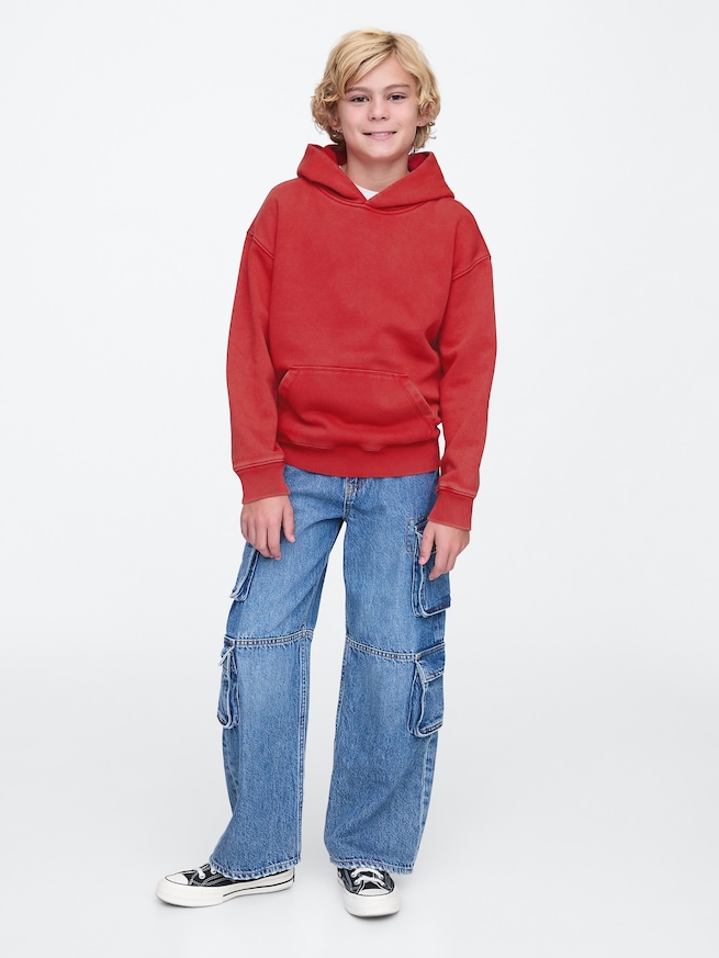 ヴィンテージソフト リラックス パーカー (キッズ)-3