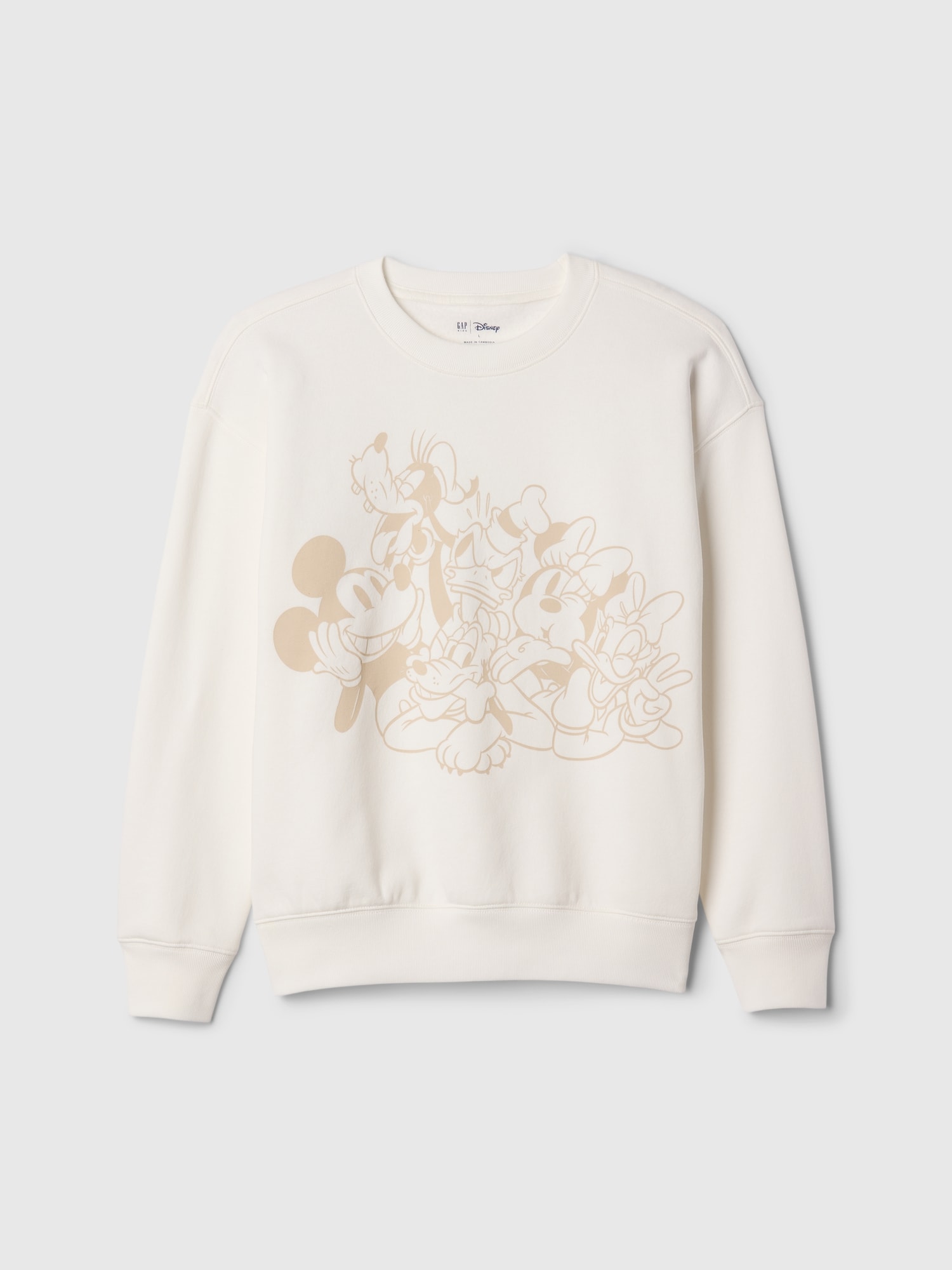 Gap Gap × ディズニー ヴィンテージソフト GAPロゴ スウェットシャツ (キッズ)