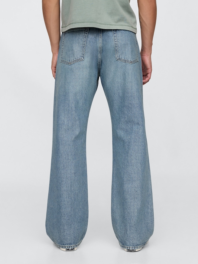 ルーズフィット ブーツカットデニム-3