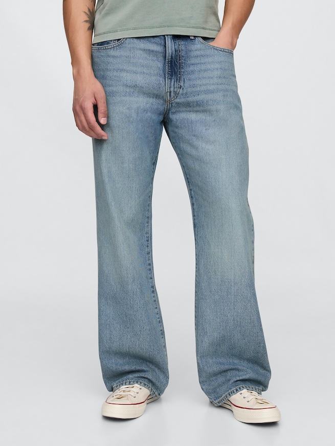 ルーズフィット ブーツカットデニム-1