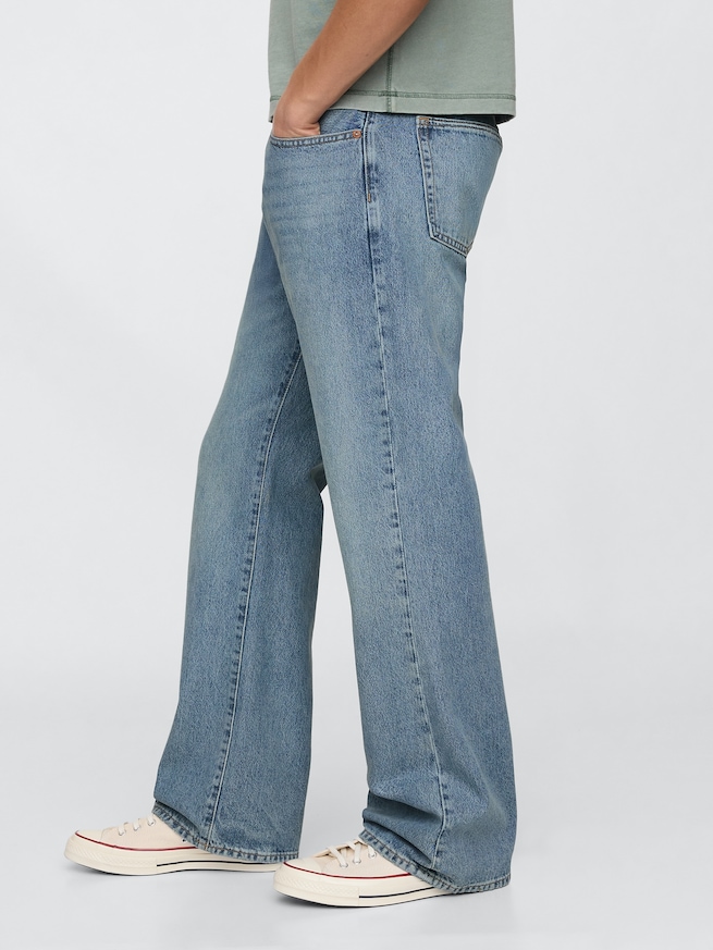 ルーズフィット ブーツカットデニム-2