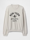 ヴィンテージソフト New York Athleticロゴ スウェットシャツ-4