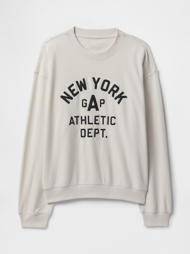 ヴィンテージソフト New York Athleticロゴ スウェットシャツ-4