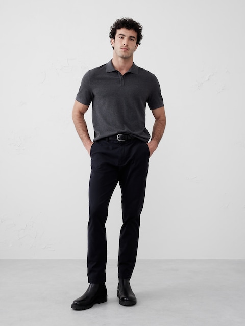 Standard-Fit Pique Polo