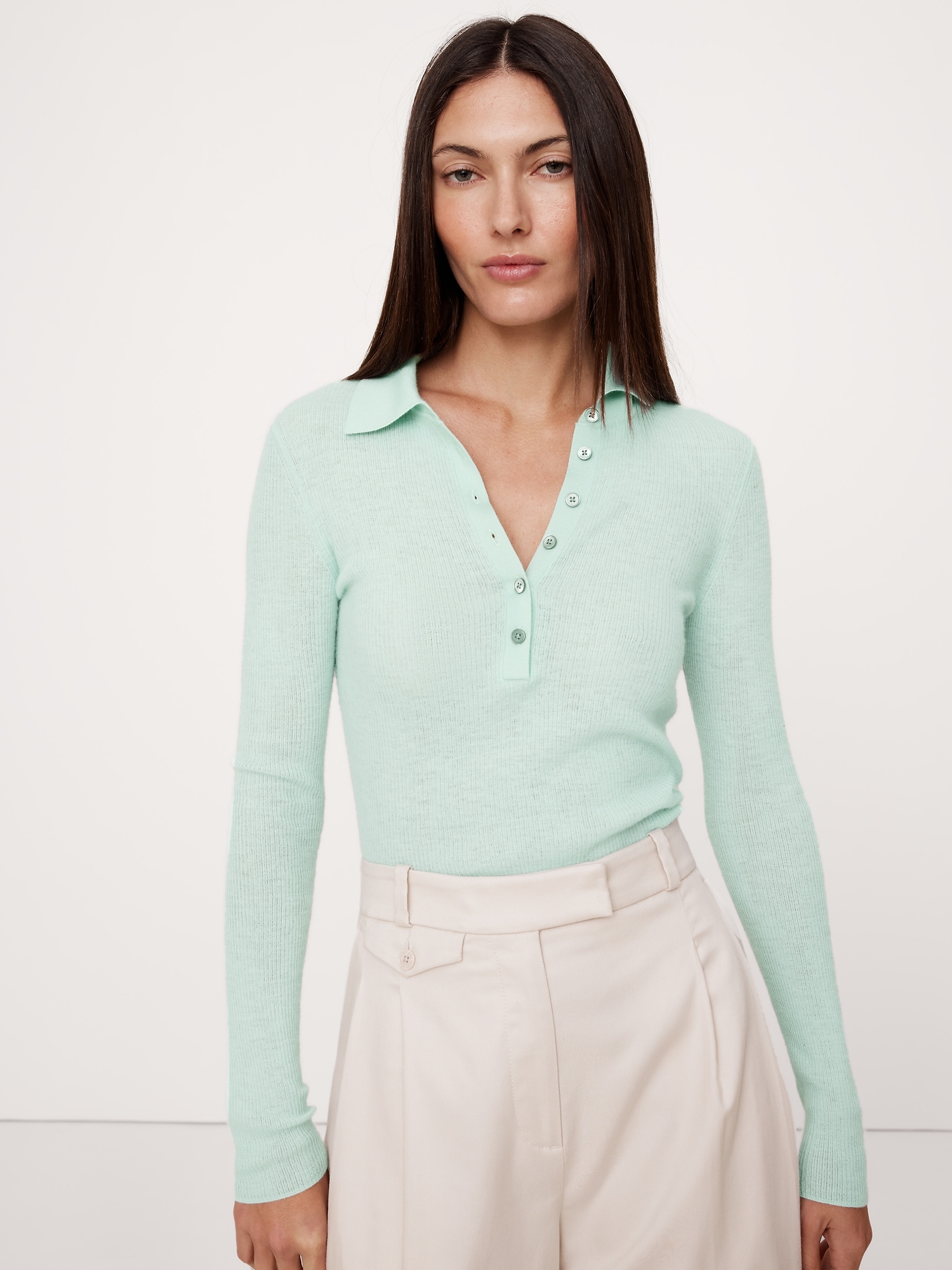 Featherweight Cashmere Polo