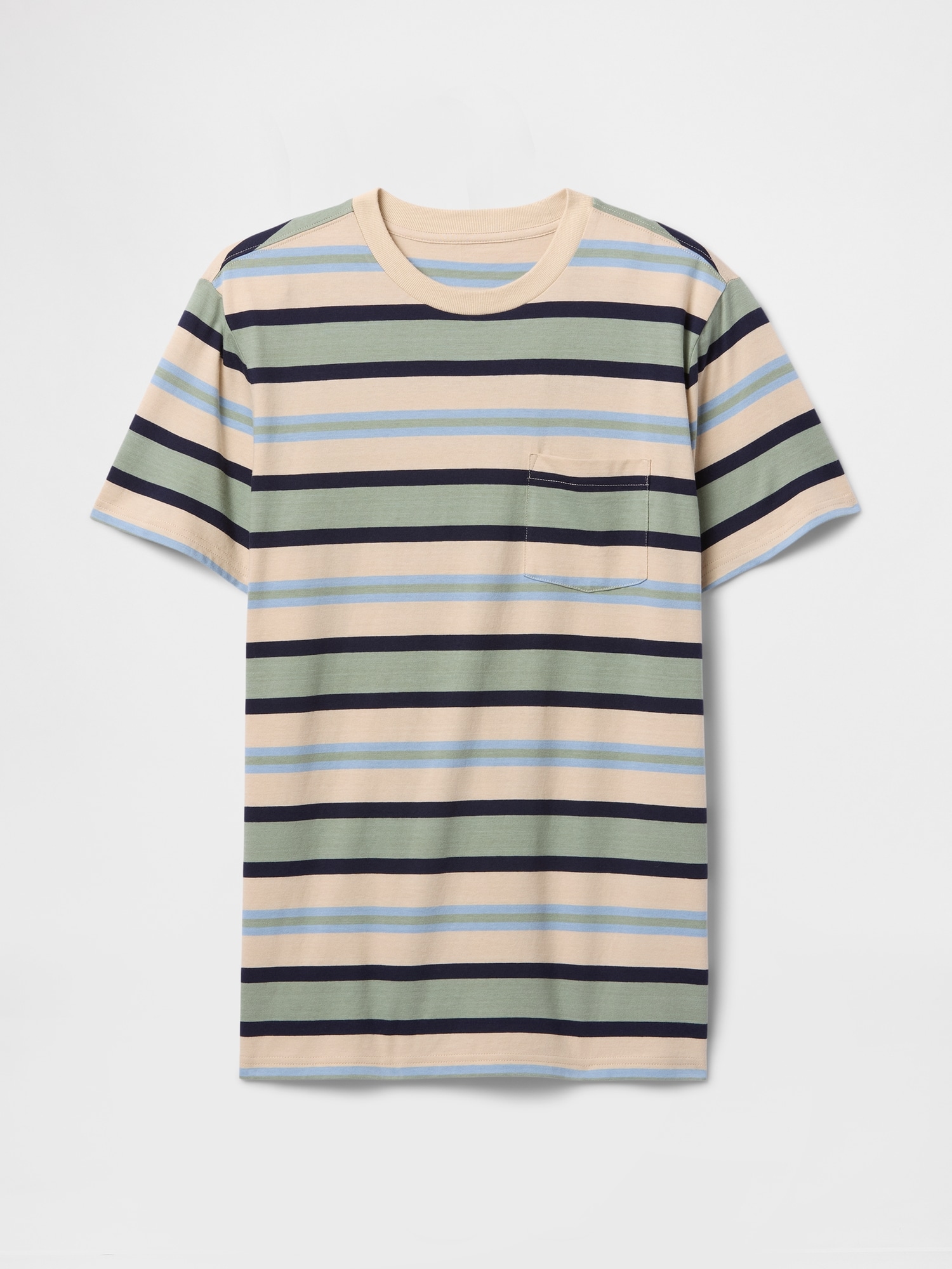 オーガニックコットン ポケット Tシャツ-4
