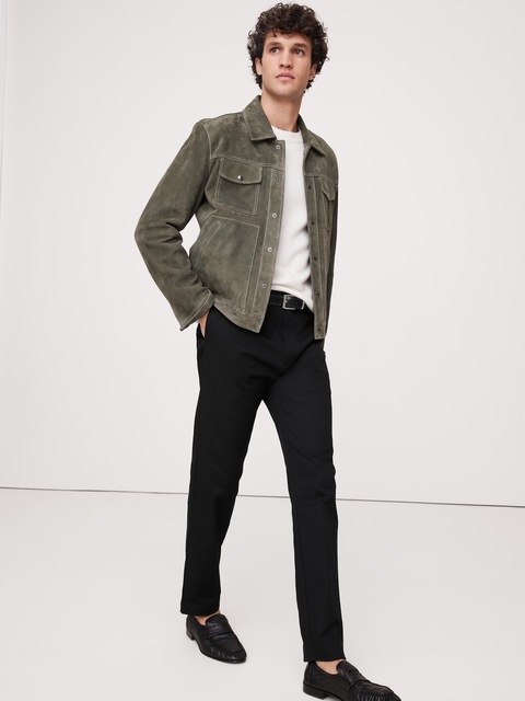 CHINO ÉTROIT EN TISSU ITALIEN EXTENSIBLE