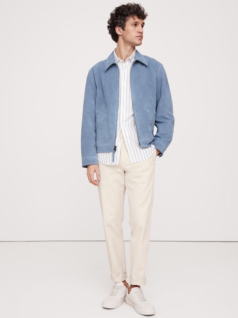 CHINO ÉTROIT EN TISSU ITALIEN EXTENSIBLE