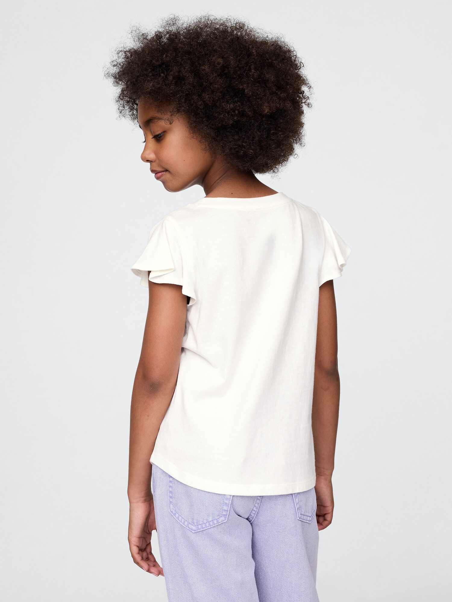 Gap x ディズニー フリッピースパンコール フラッタースリーブ Tシャツ (キッズ)-2