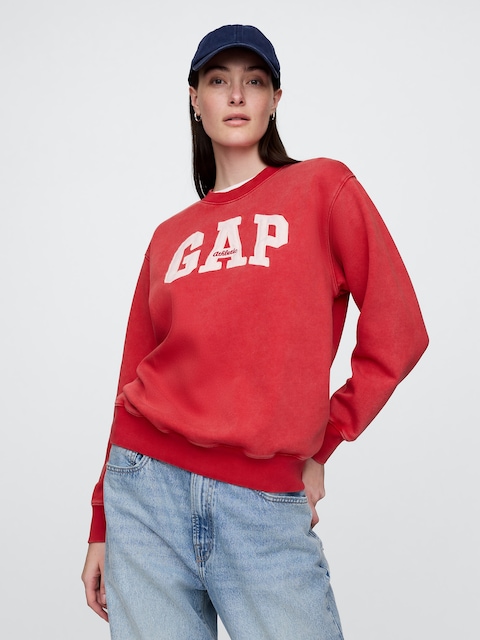 VintageSoft Gap Logo Tunic Sweatshirt