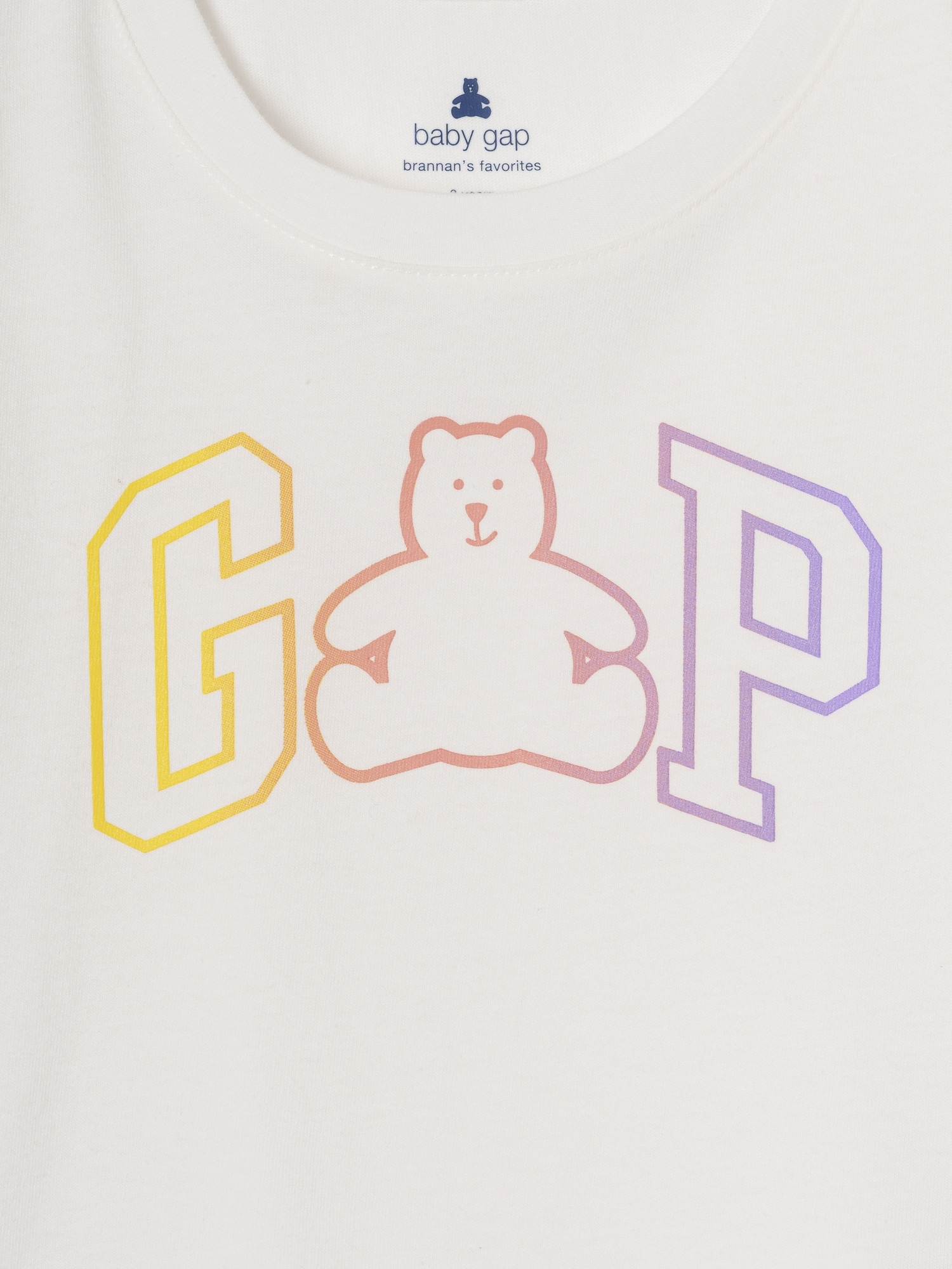 ブラナン フェイバリット オーガニックコットン GAPロゴTシャツ (幼児・ベビー)-2