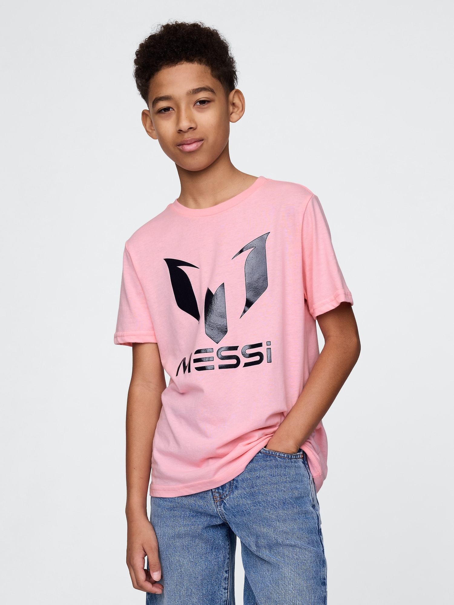 Gap メッシ グラフィックTシャツ (キッズ)